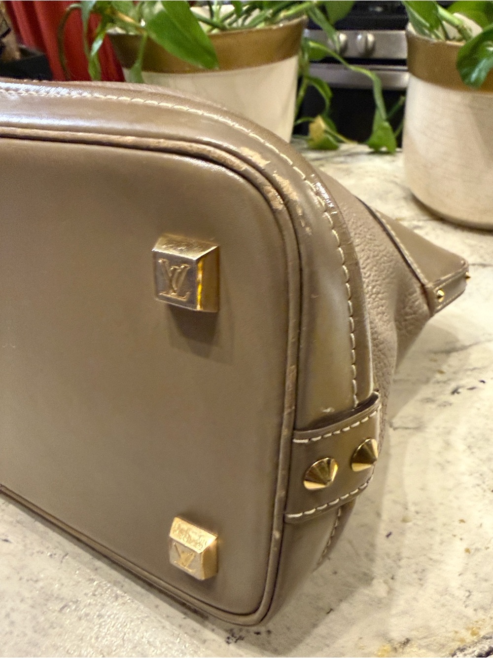 LOUIS VUITTON Suhali Leather Lockit PM Bag - Picture 6 of 14